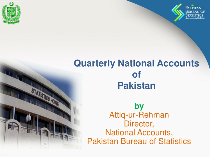 quarterly national accounts of pakistan