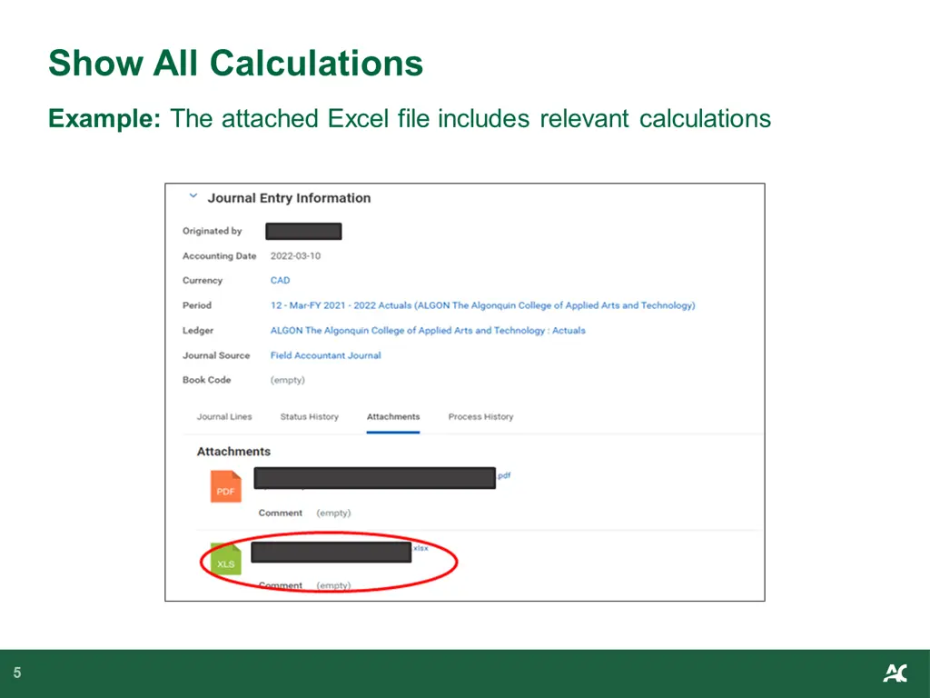 show all calculations