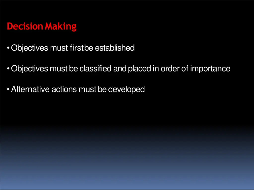 decisionmaking
