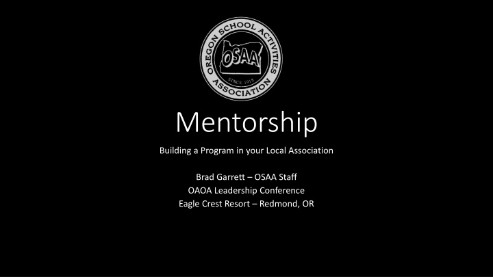 mentorship