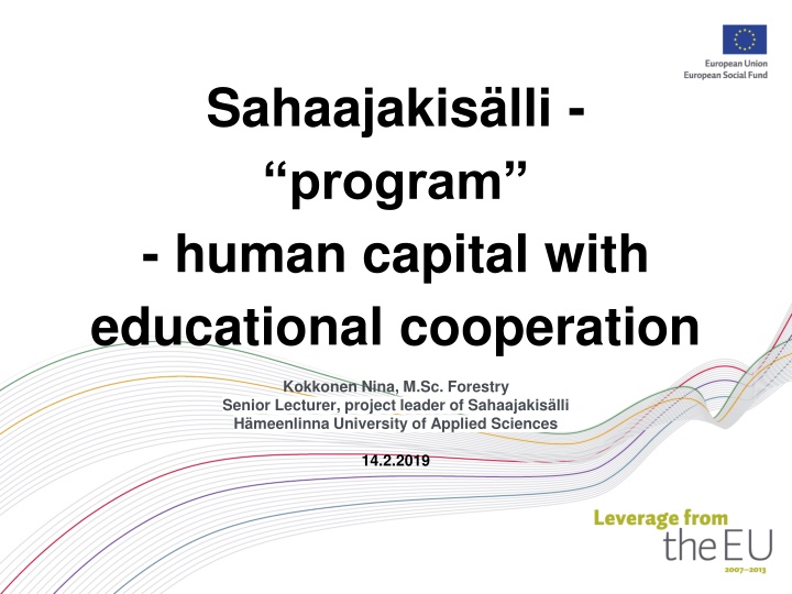 sahaajakis lli program human capital with