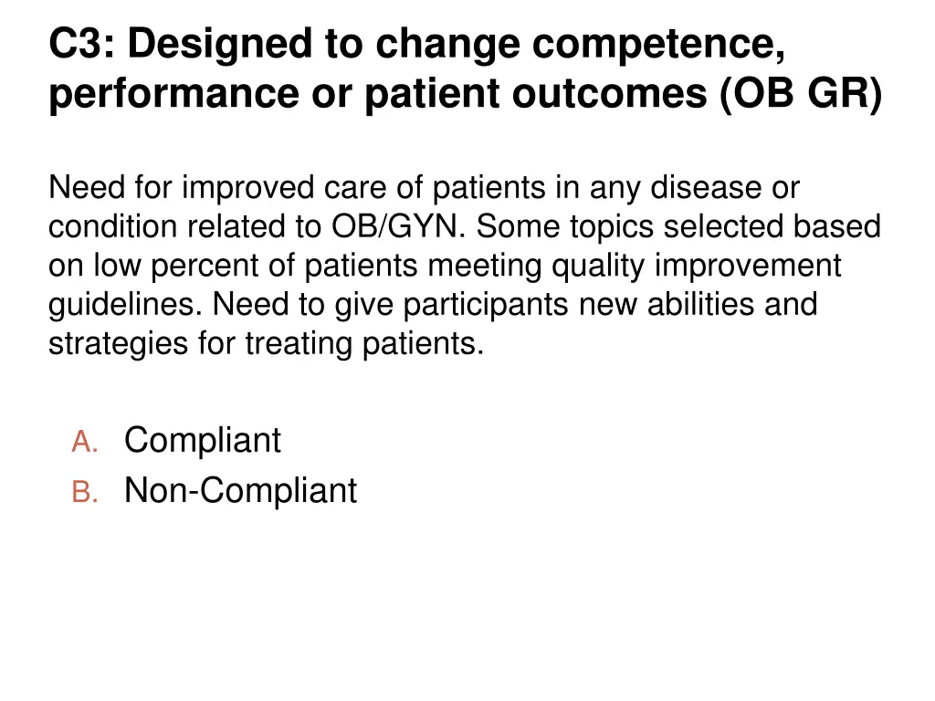 c3 designed to change competence performance 2
