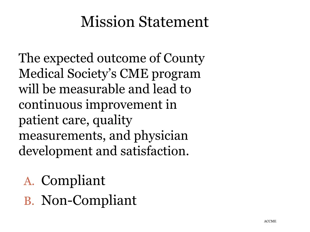 mission statement 1