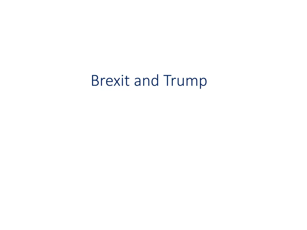 brexit and trump
