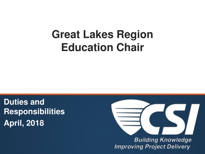great lakes region education chair