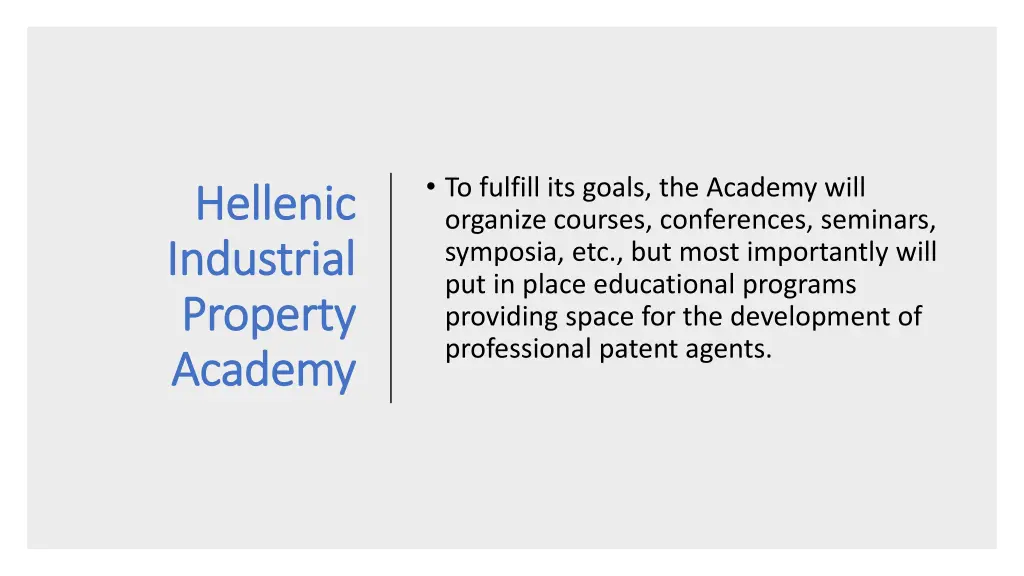 to fulfill its goals the academy will organize