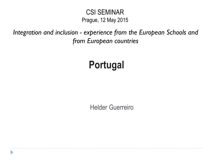 csi seminar prague 12 may 2015