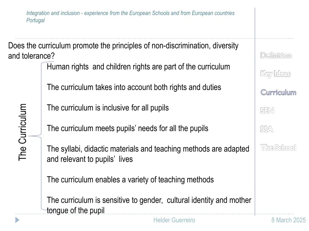 integration and inclusion experience from 2