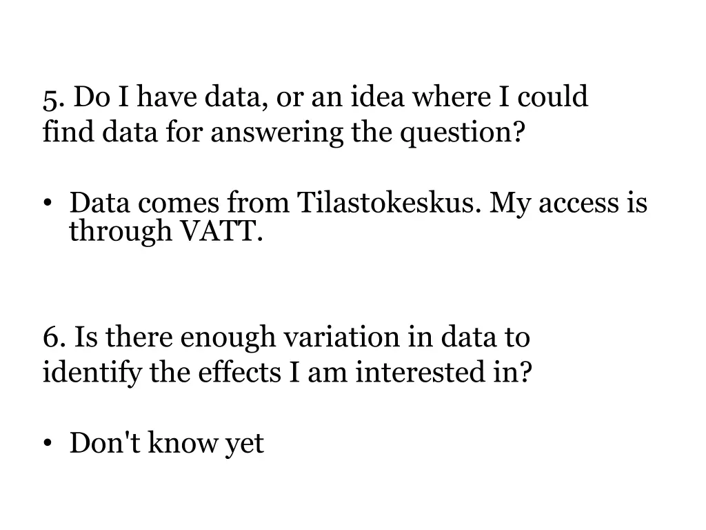 5 do i have data or an idea where i could find
