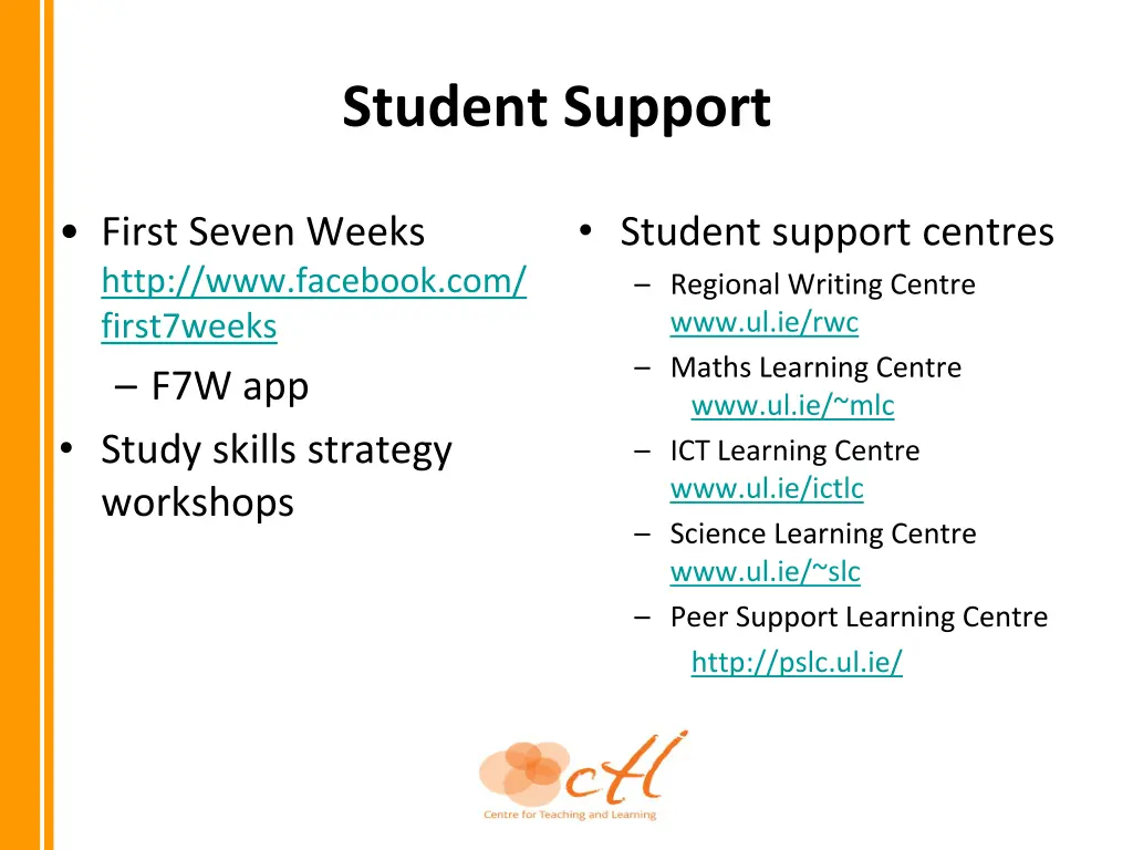 student support