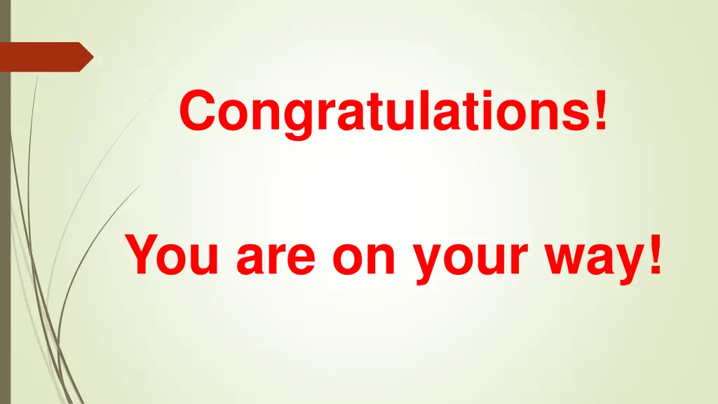 congratulations