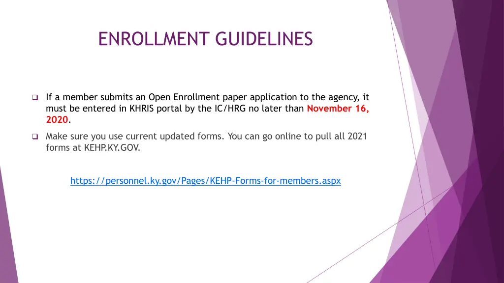 enrollment guidelines 2