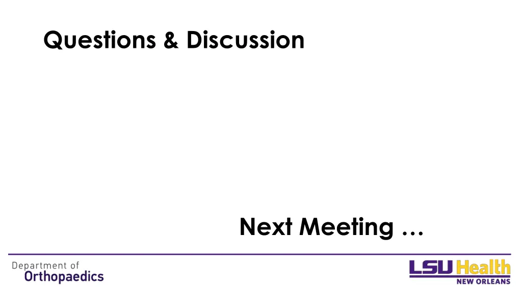 questions discussion