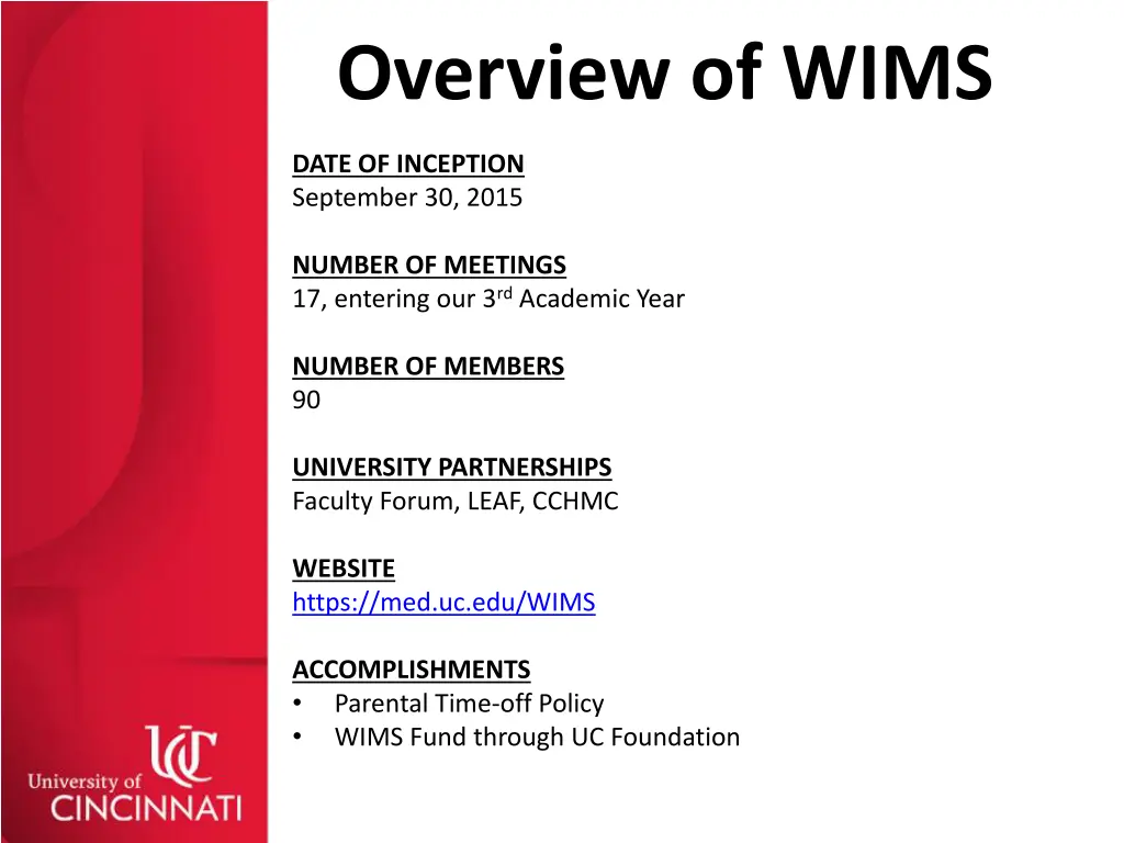 overview of wims 1