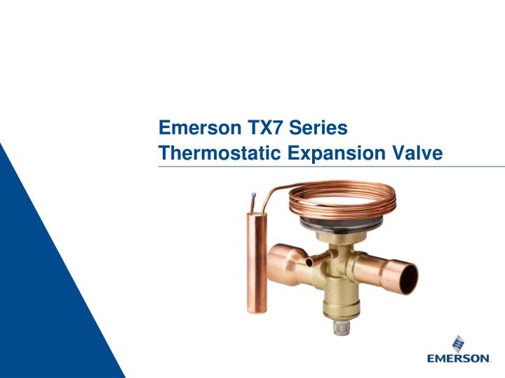 emerson tx7 series thermostatic expansion valve
