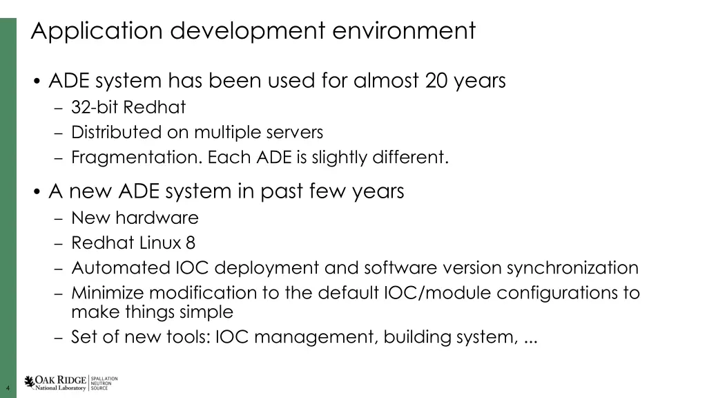 application development environment