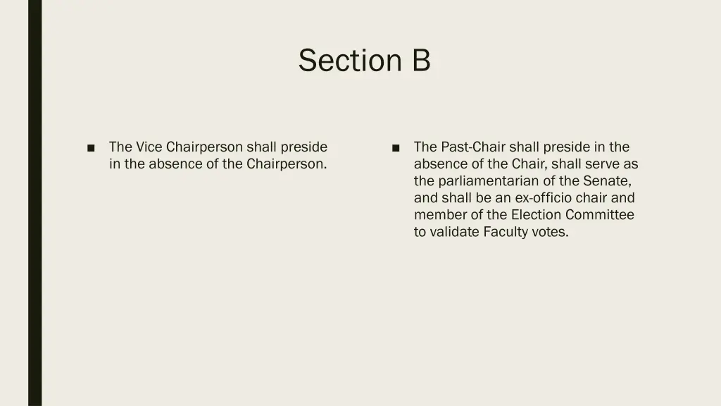 section b
