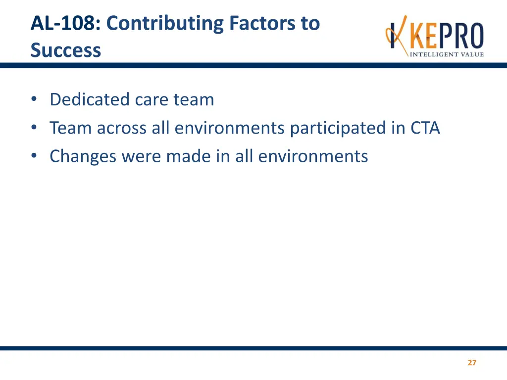 al 108 contributing factors to success