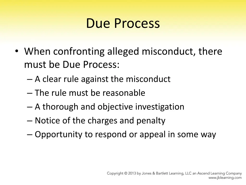 due process