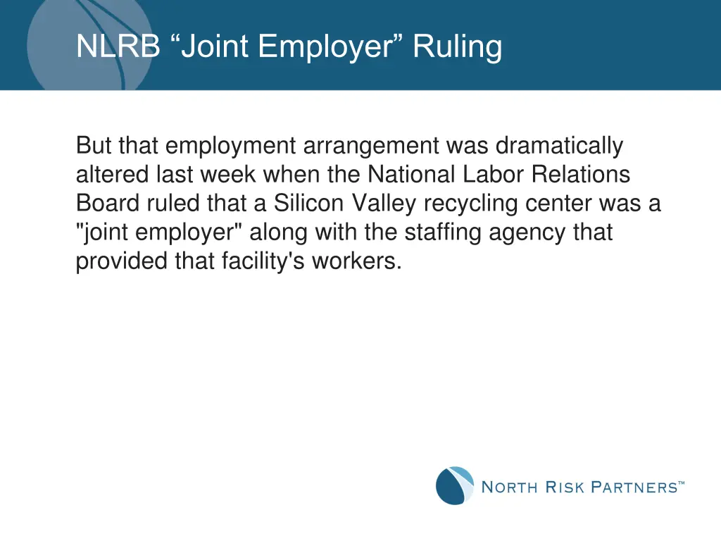 nlrb joint employer ruling 3