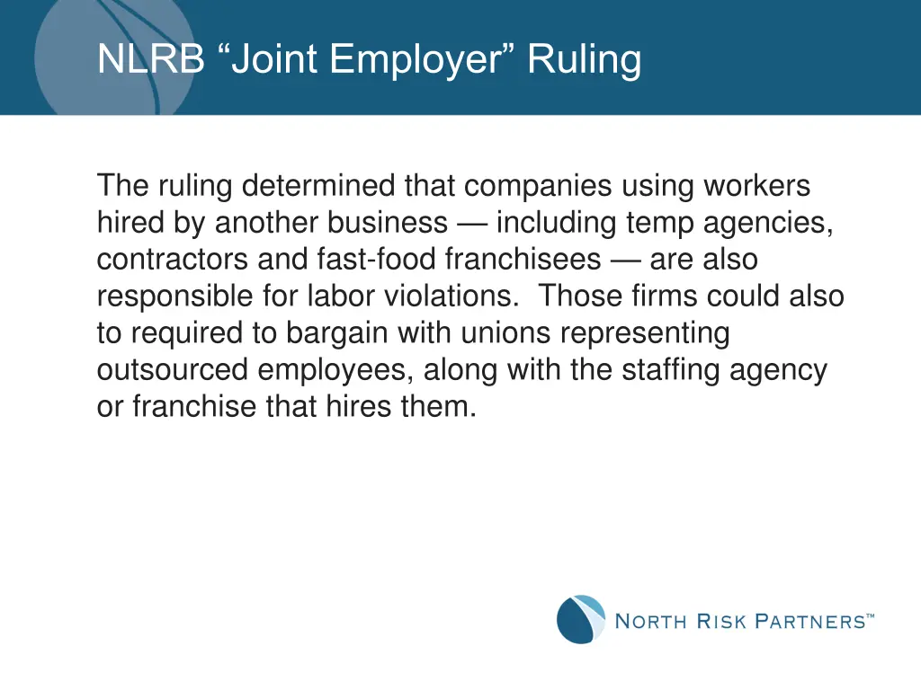 nlrb joint employer ruling 4