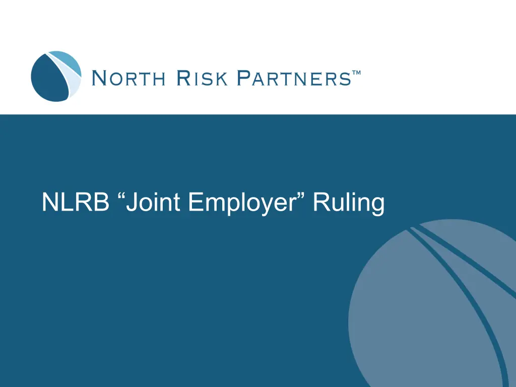nlrb joint employer ruling