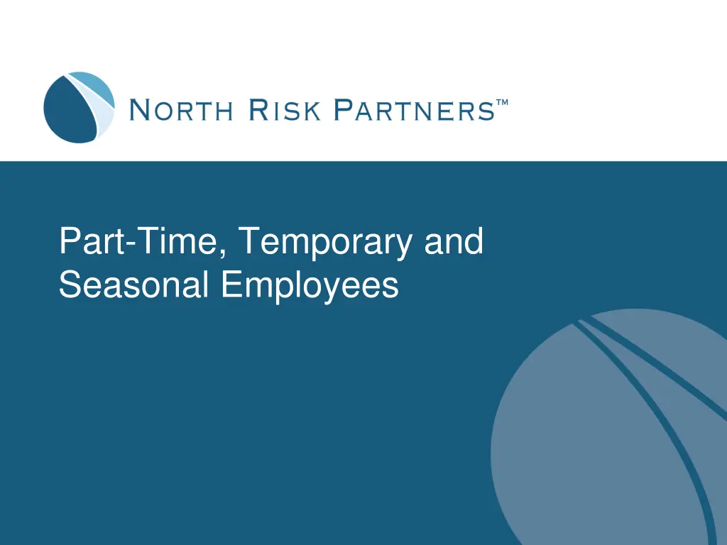 part time temporary and seasonal employees