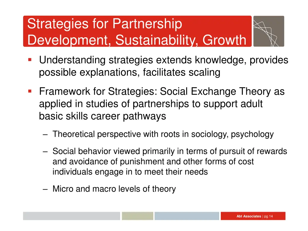 strategies for partnership development