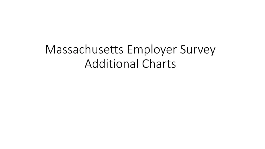 massachusetts employer survey additional charts