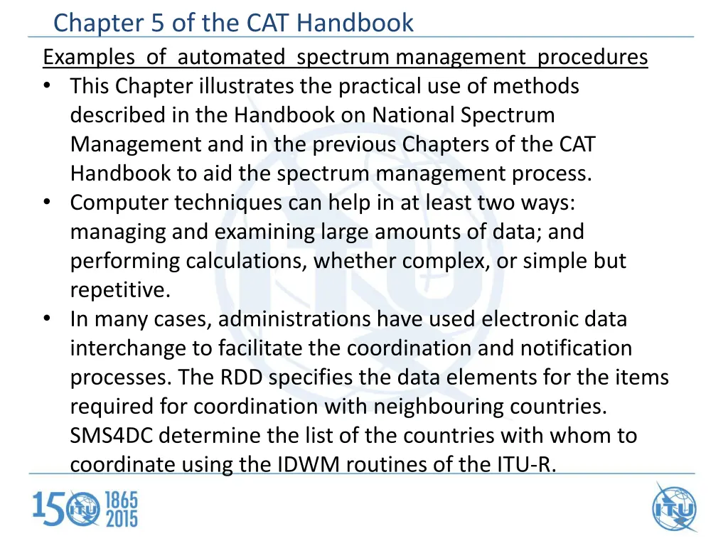 chapter 5 of the cat handbook examples