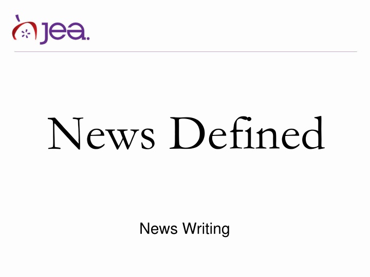 news defined