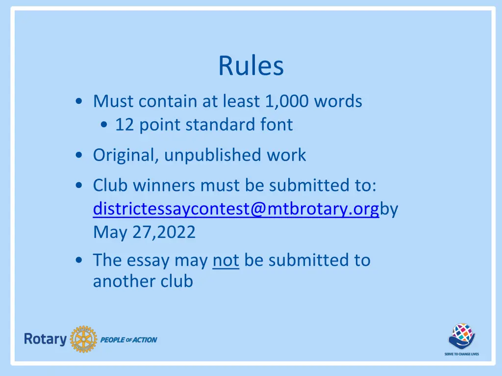 rules