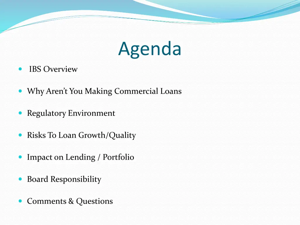 agenda