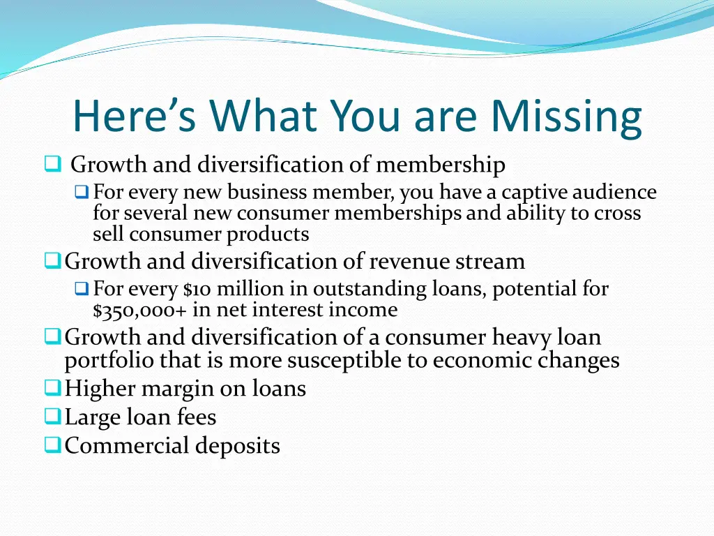 here s what you are missing growth