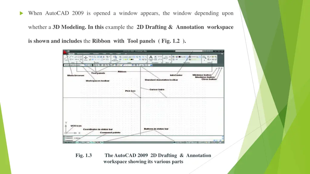when autocad 2009 is opened a window appears