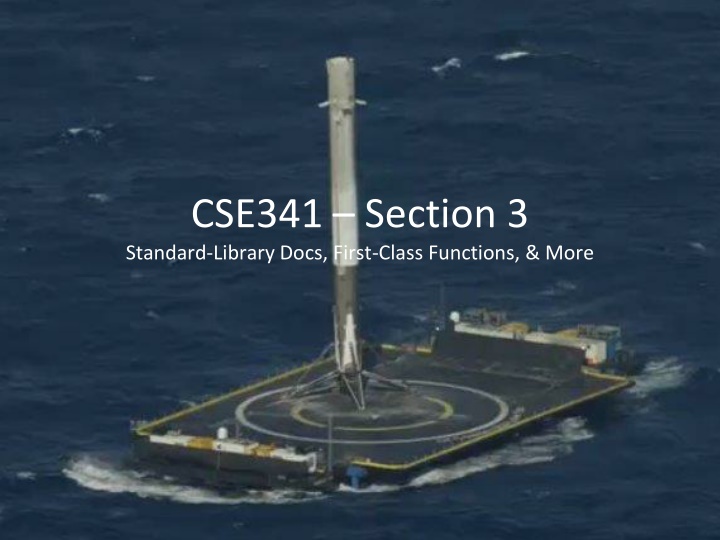cse341 section 3 standard library docs first