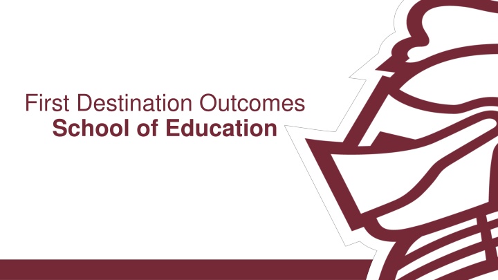 first destination outcomes school of education