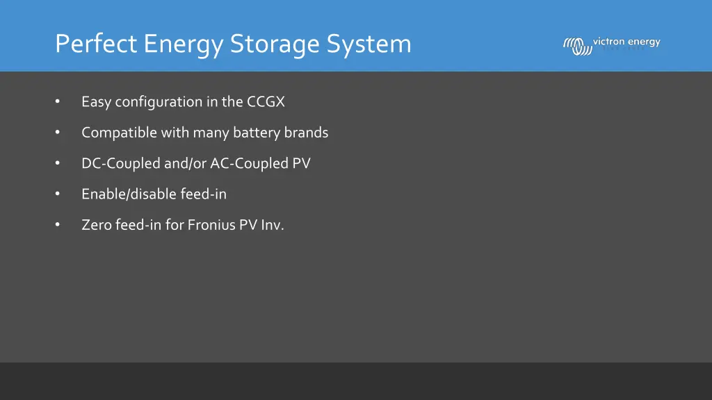 perfect energy storage system