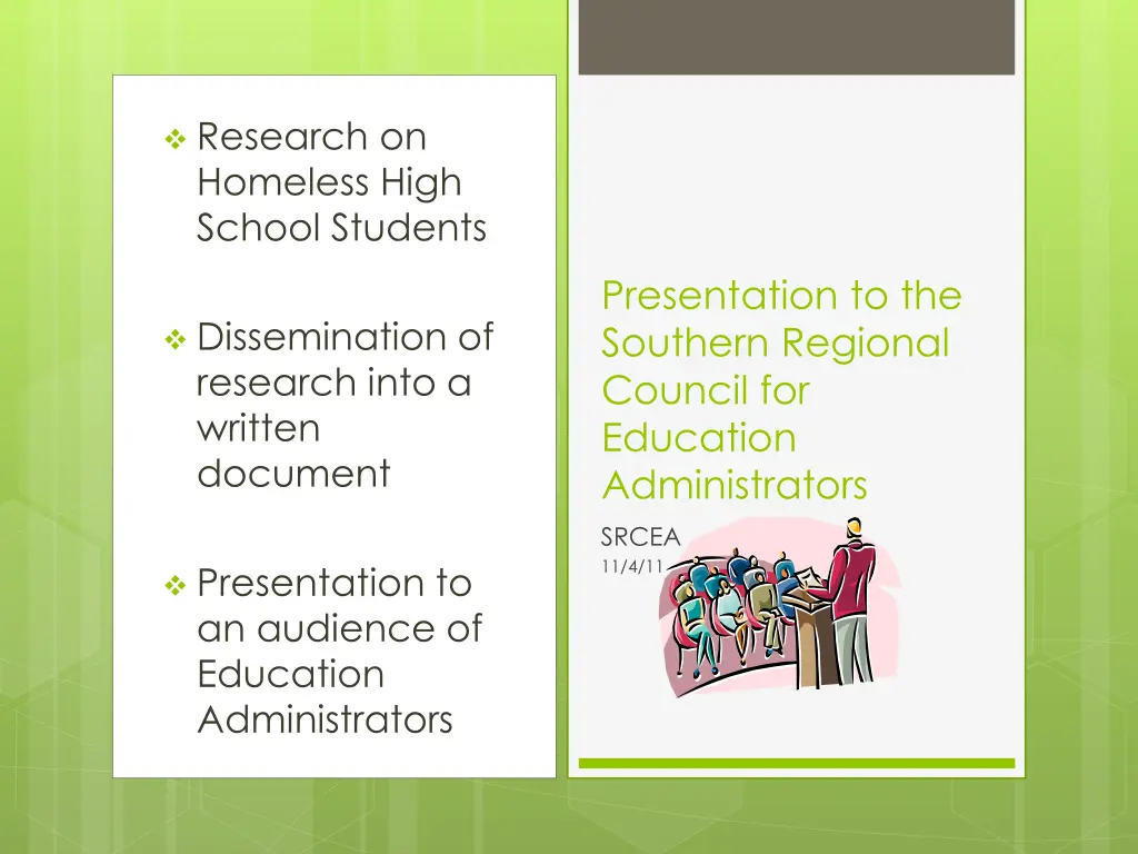 research on homeless high school students