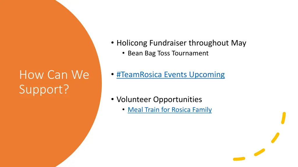holicong fundraiser throughout may bean bag toss