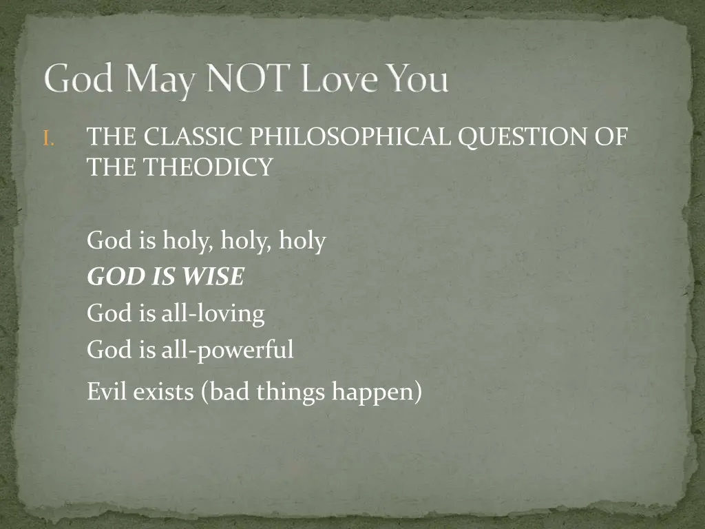 god may not love you 15