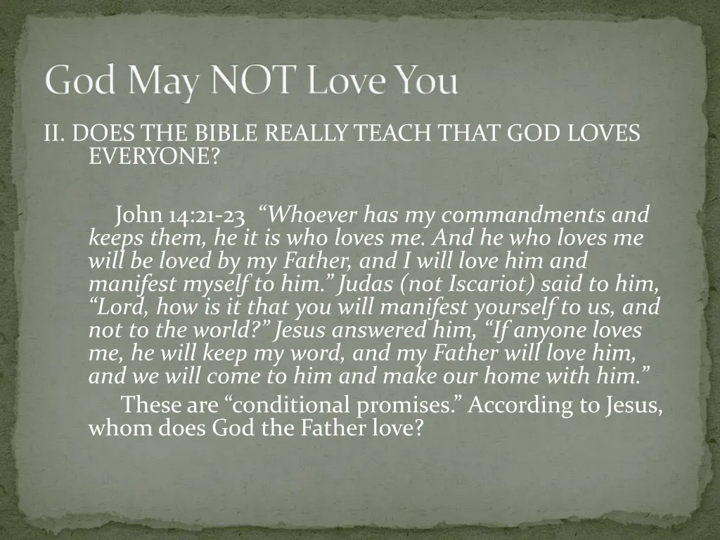 god may not love you 36