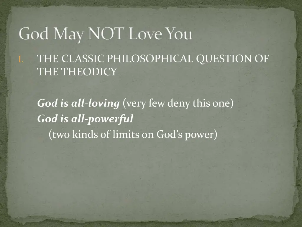 god may not love you 6