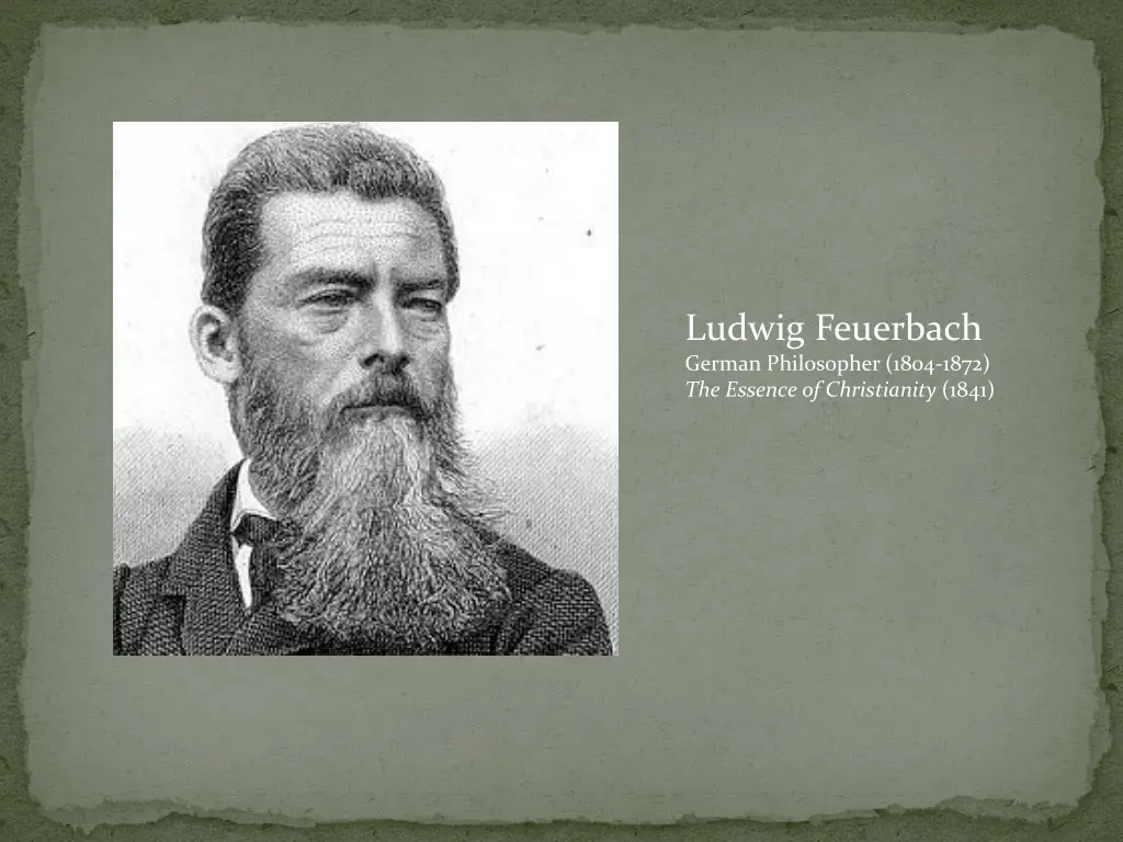 ludwig feuerbach german philosopher 1804 1872