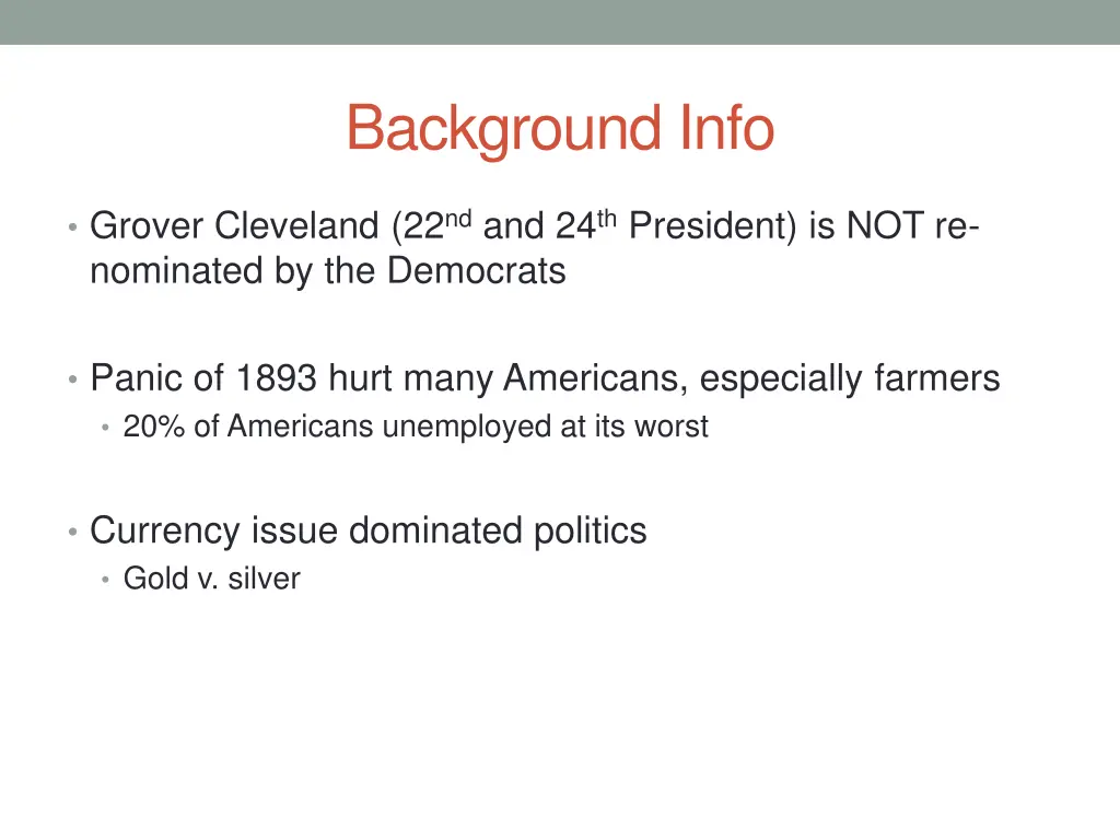 background info
