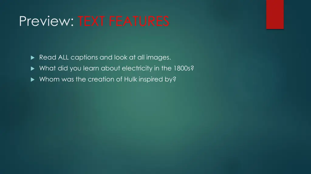 preview text features