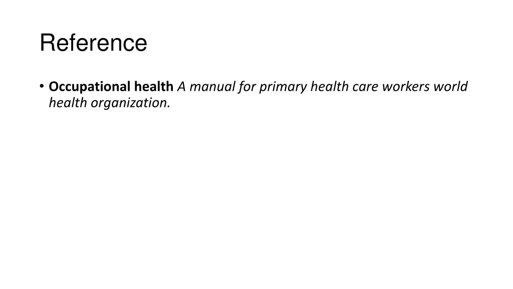 reference