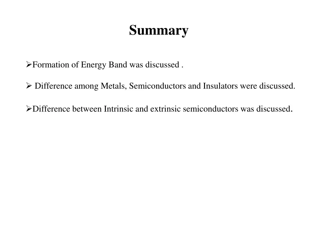 summary