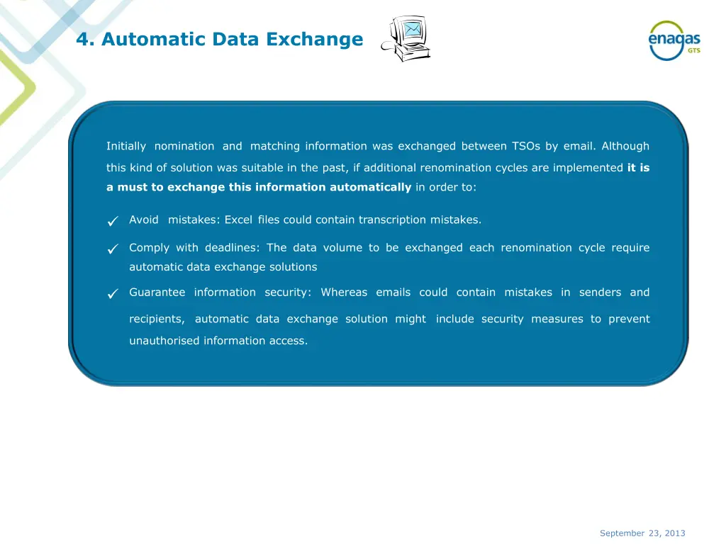 4 automatic data exchange