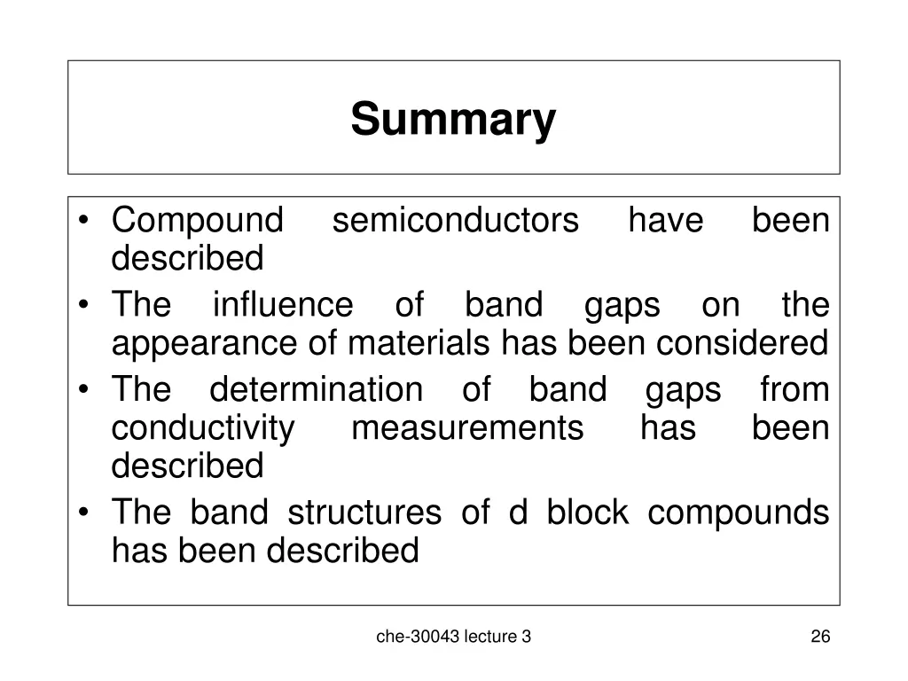 summary
